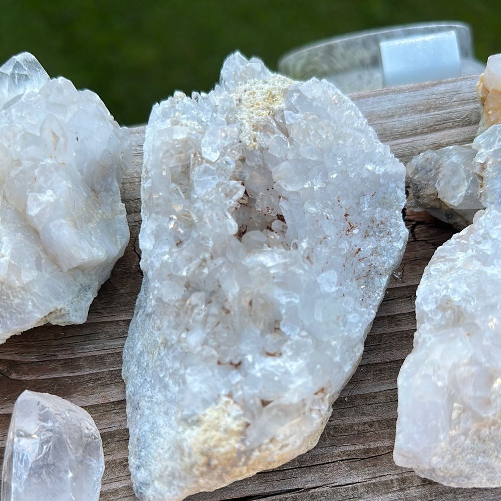 Natural White Quartz Crystals Random 5# of beautiful crystals mined by me! - Picture 3 of 8